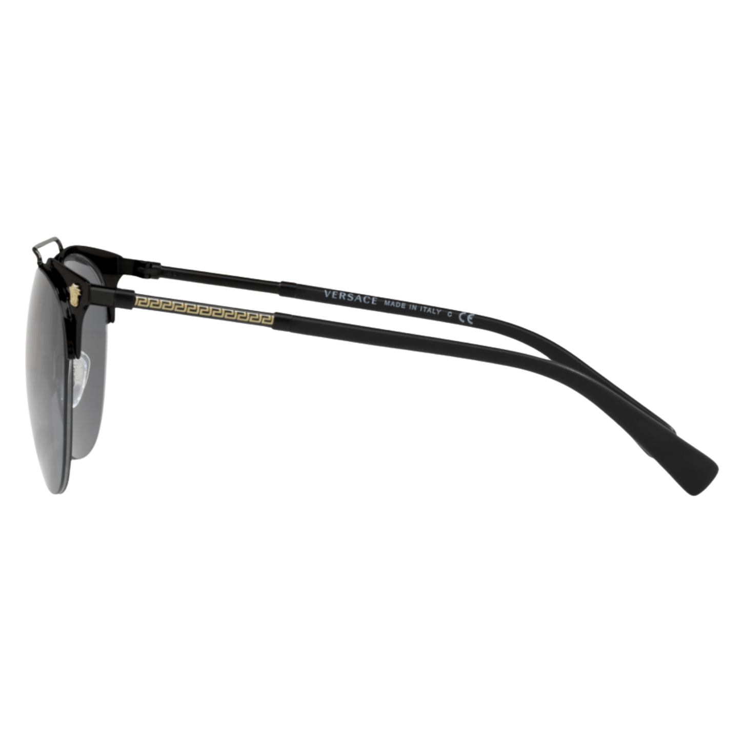Versace VE2181 unisex metal round sunglasses three quarter angle