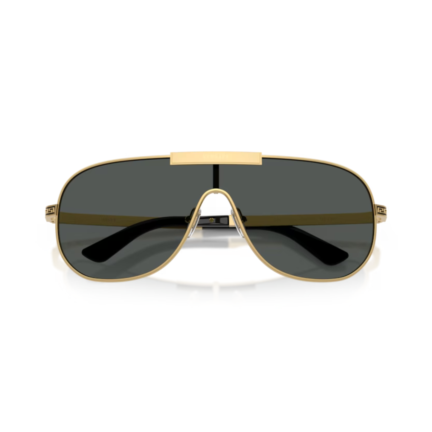 GoldBlack100287 Versace VE2293 irregular sunglasses
