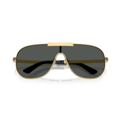 GoldBlack100287 Versace VE2293 irregular sunglasses