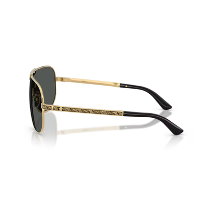GoldBlack100287 Versace VE2293 irregular sunglasses