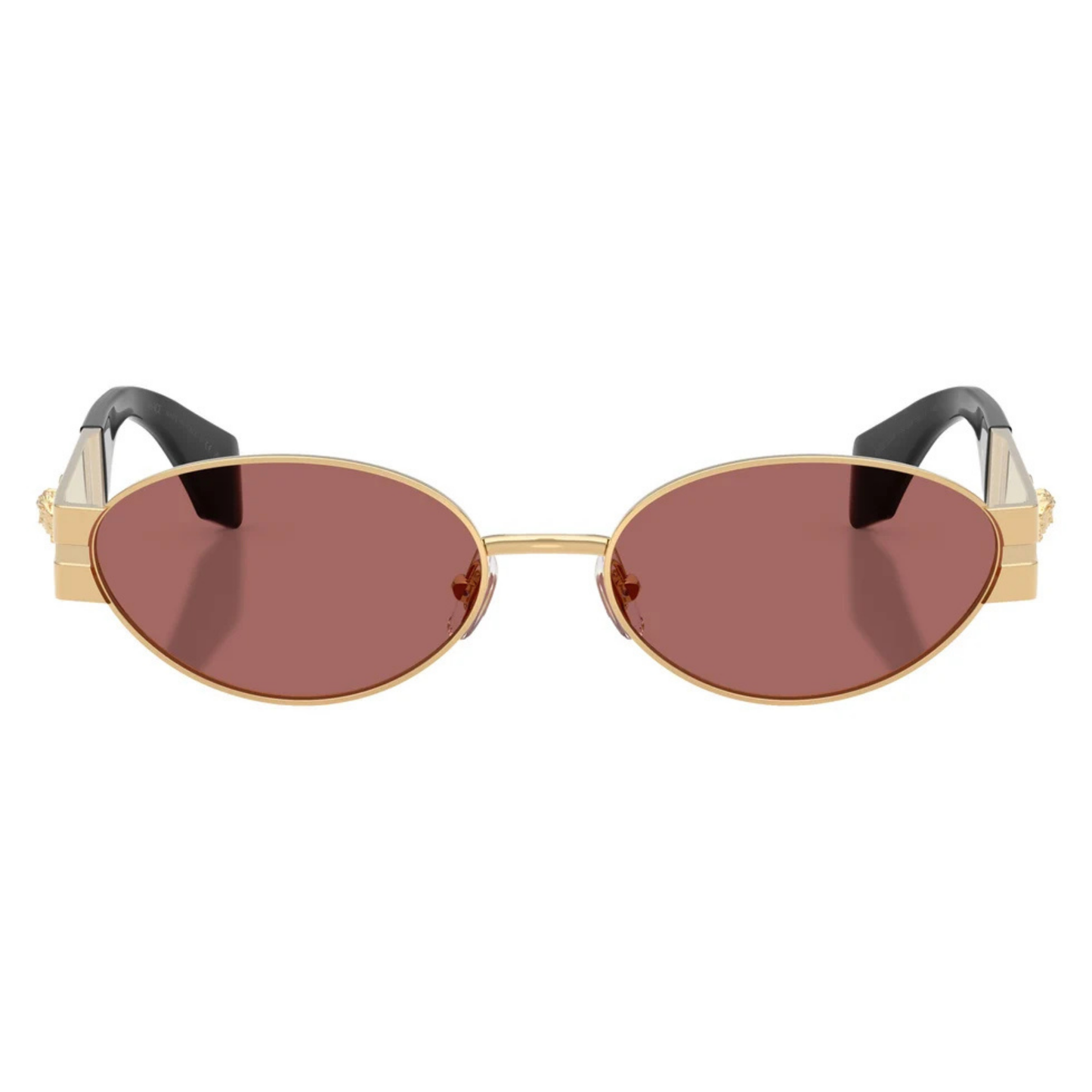 Versace VE2301 unisex metal oval sunglasses side temple profile
