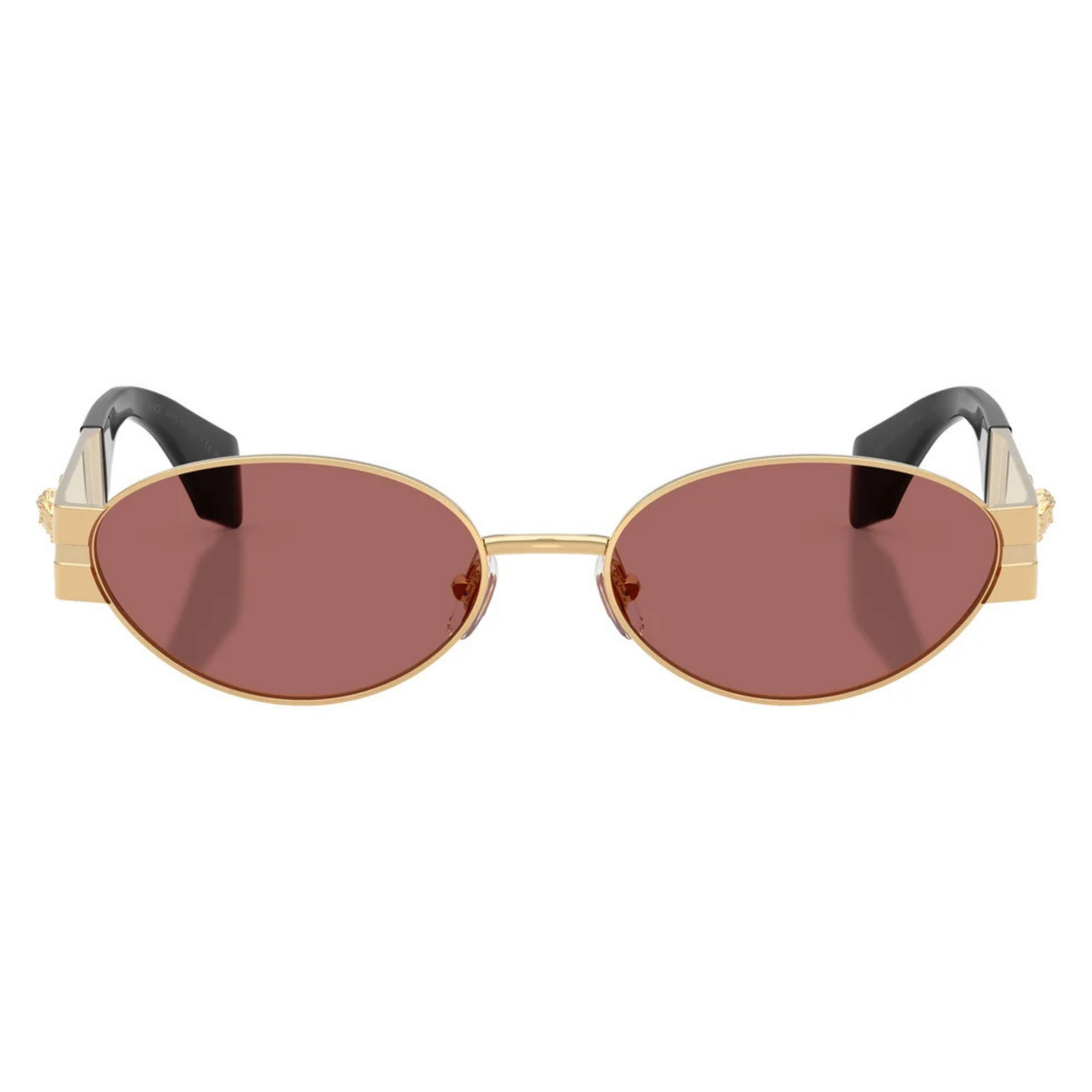 Versace VE2301 unisex metal oval sunglasses side temple profile