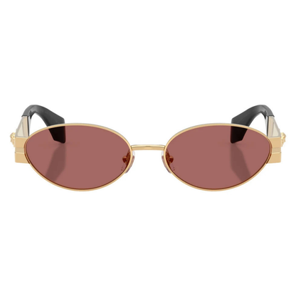 Versace VE2301 unisex metal oval sunglasses side temple profile
