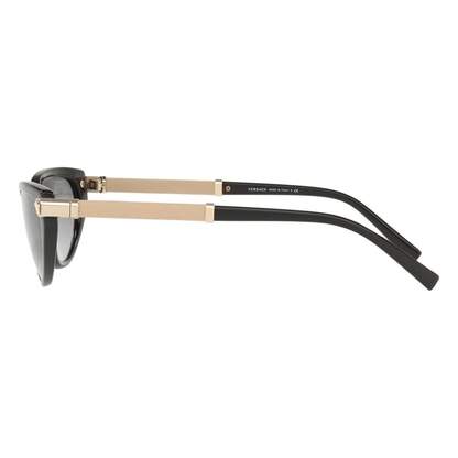 Versace VE4365Q women's acetate cat-eye sunglasses with a full-rim luxury designer frame.