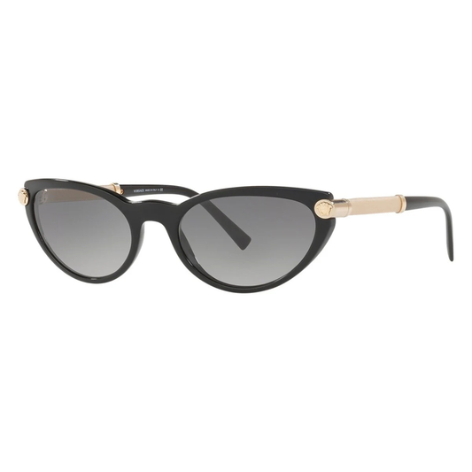 Versace VE4365Q women's acetate cat-eye sunglasses with a full-rim luxury designer frame.