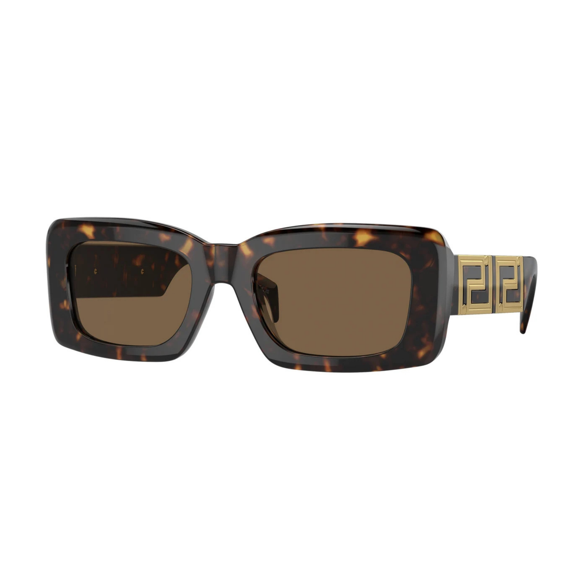 Versace VE4444U women's acetate rectangle full-rim sunglasses front view