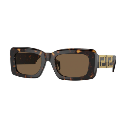 Versace VE4444U women's acetate rectangle full-rim sunglasses front view