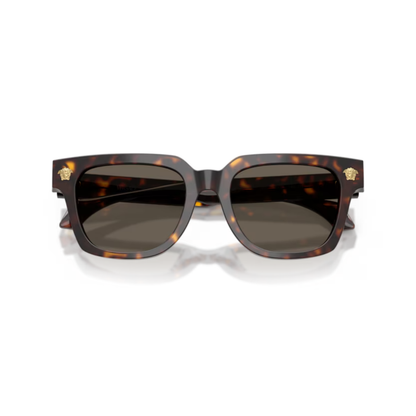 BrownHavana108/3 Versace VE4510U square sunglasses unisex