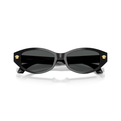 GB1/87Black Versace VE4512D cat-eye sunglasses women