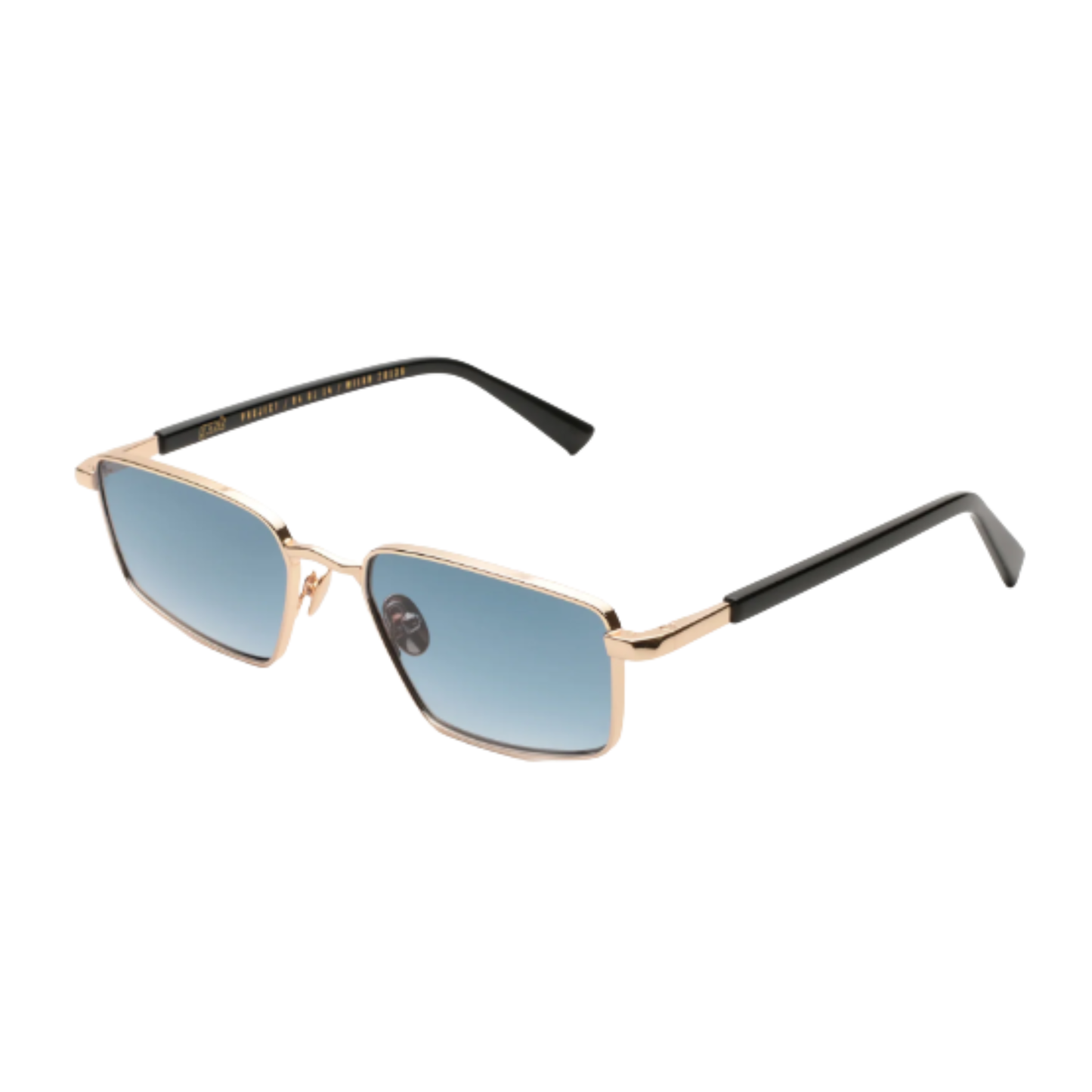 Gast Veyra metal rectangle sunglasses featuring a lightweight premium frame with UV-protective lenses.