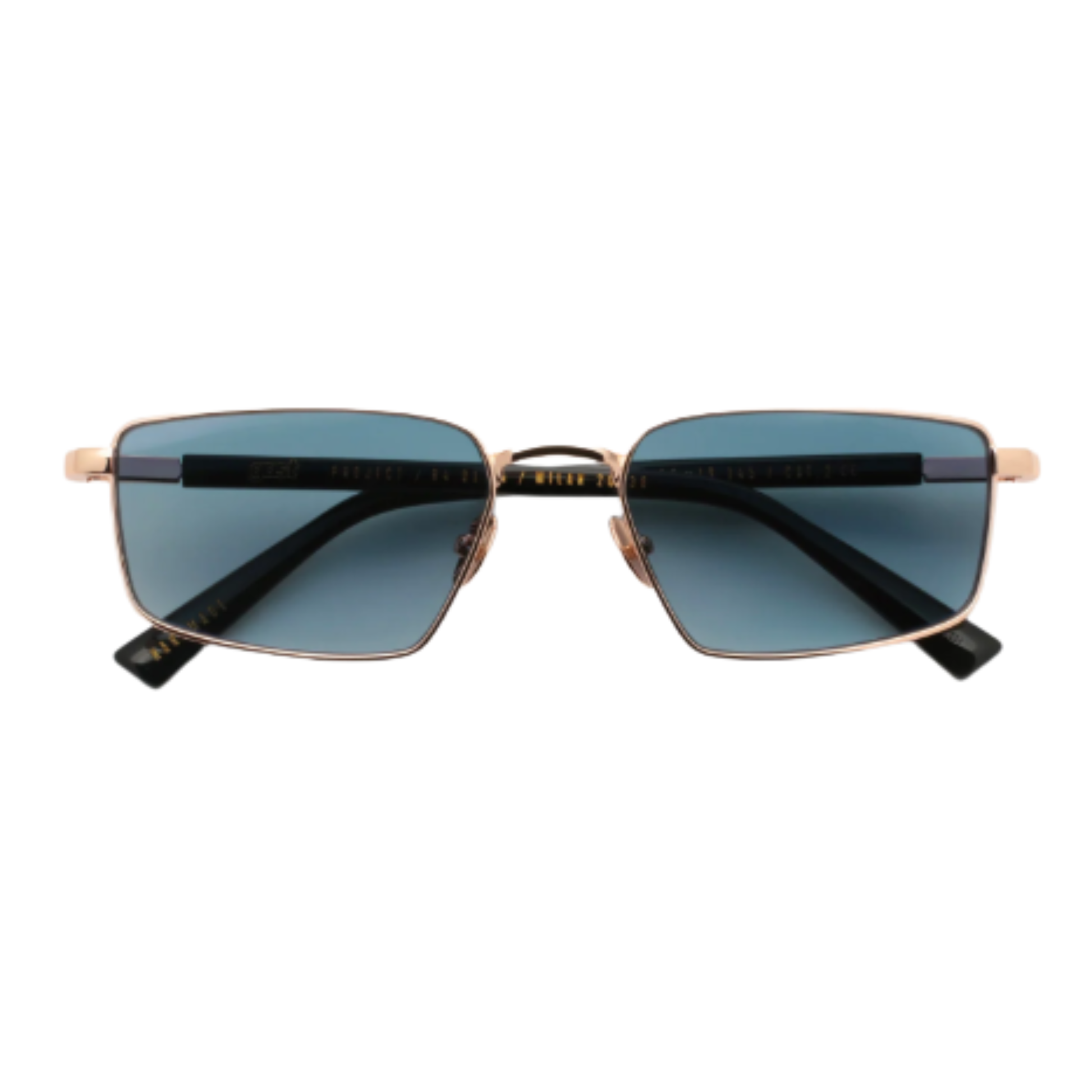 Gast Veyra metal rectangle sunglasses featuring a lightweight premium frame with UV-protective lenses.