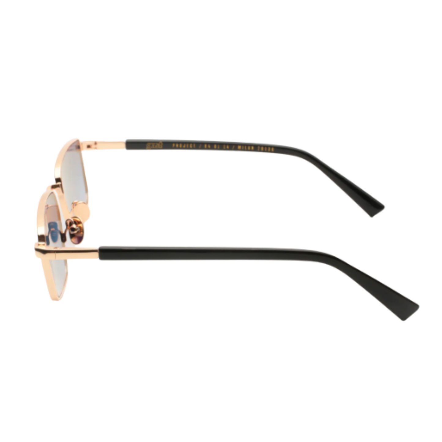 Gast Veyra metal rectangle sunglasses featuring a lightweight premium frame with UV-protective lenses.