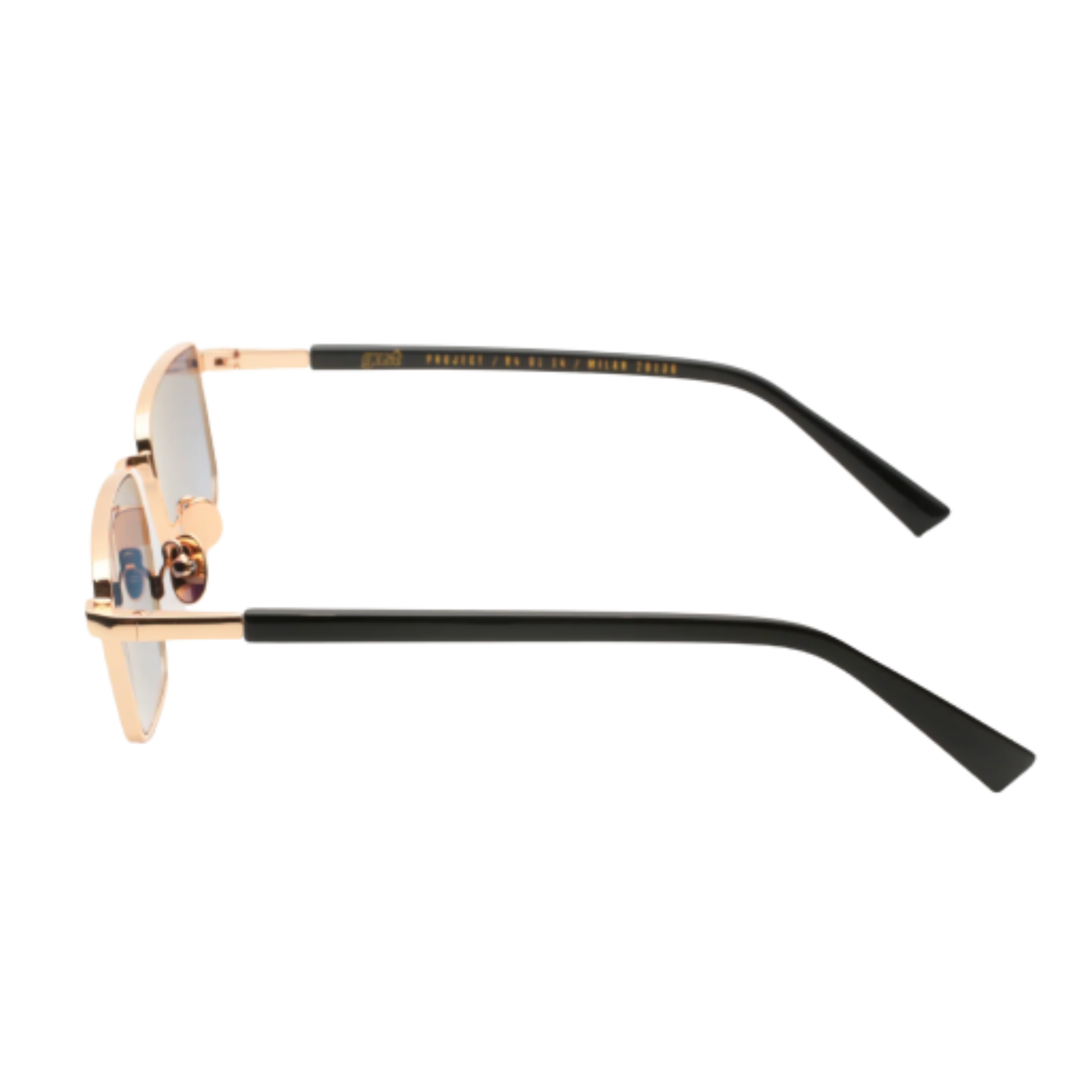 Gast Veyra metal rectangle sunglasses featuring a lightweight premium frame with UV-protective lenses.