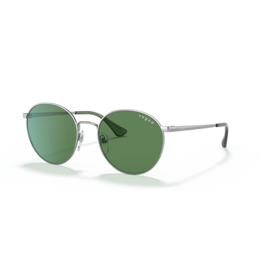 Vogue VO4155SI womens metal round full-rim sunglasses three-quarter view