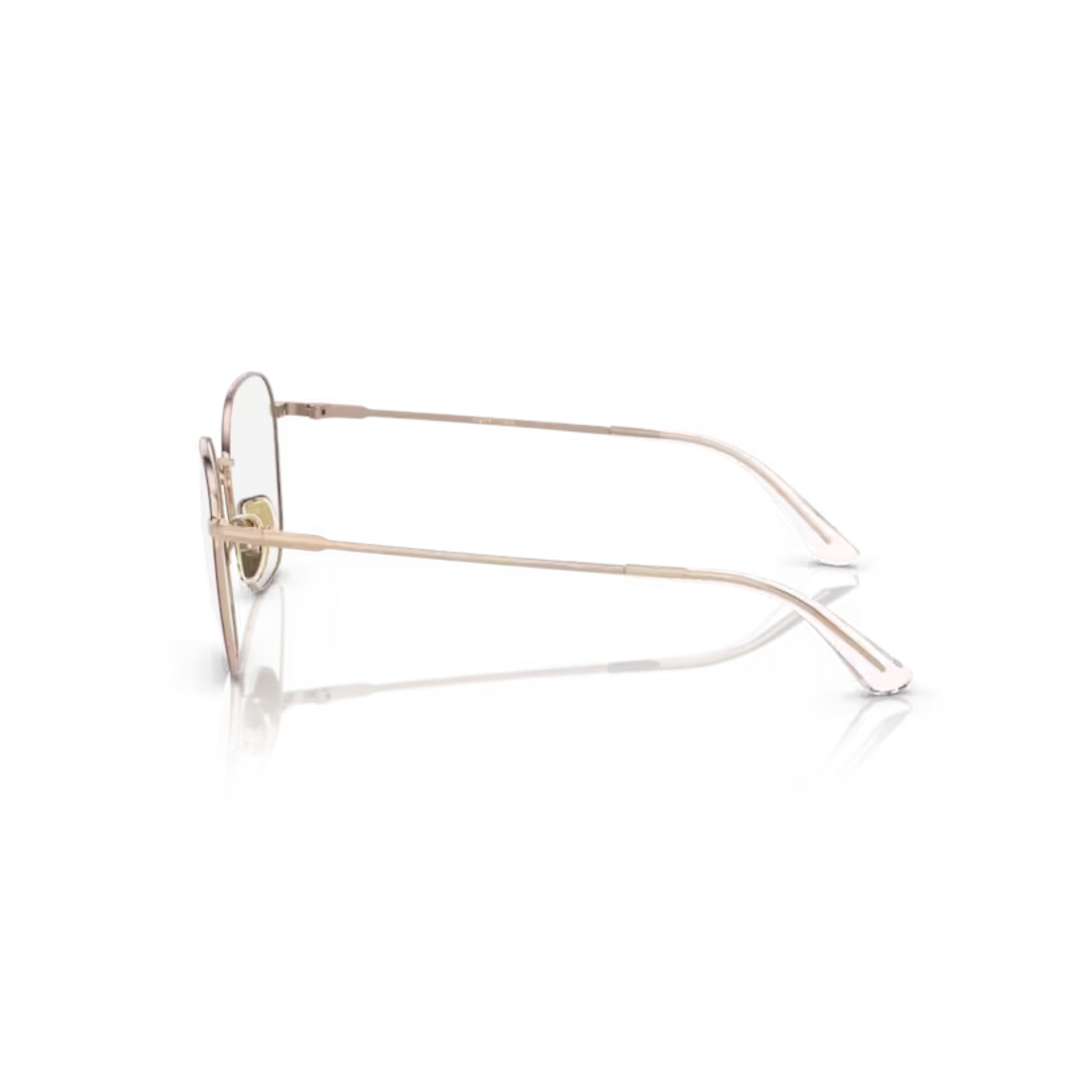 Vogue VO4178 Pink Gold/5089  square gold eyeglasses with lightweight full-rim metal frame and elegant everyday styling.
