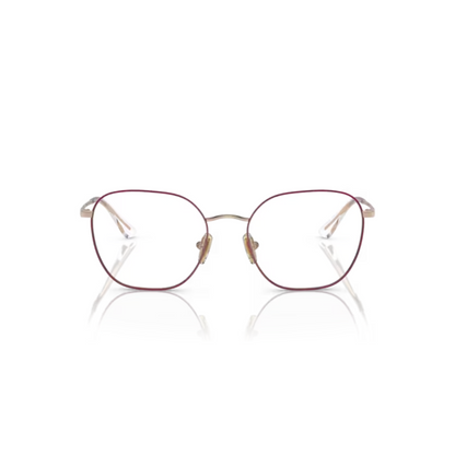 Vogue VO4178 Pink Gold/5089  square gold eyeglasses with lightweight full-rim metal frame and elegant everyday styling.