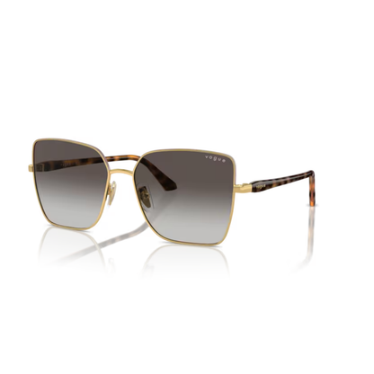 Vogue VO4199S Women's Square Cat-Eye Sunglasses in Grey Gradient Black.