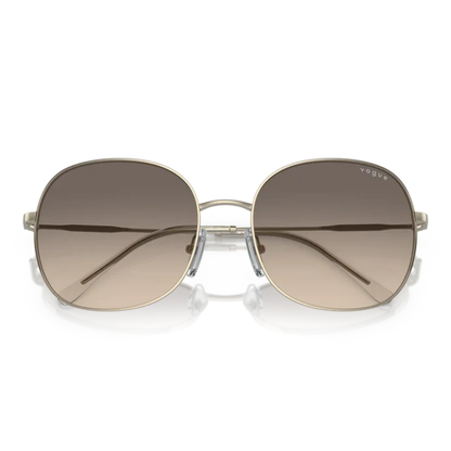 Vogue VO4272S sunglasses — elegant metal frame with UV protection, available at Eyeworld Optics, front view.
