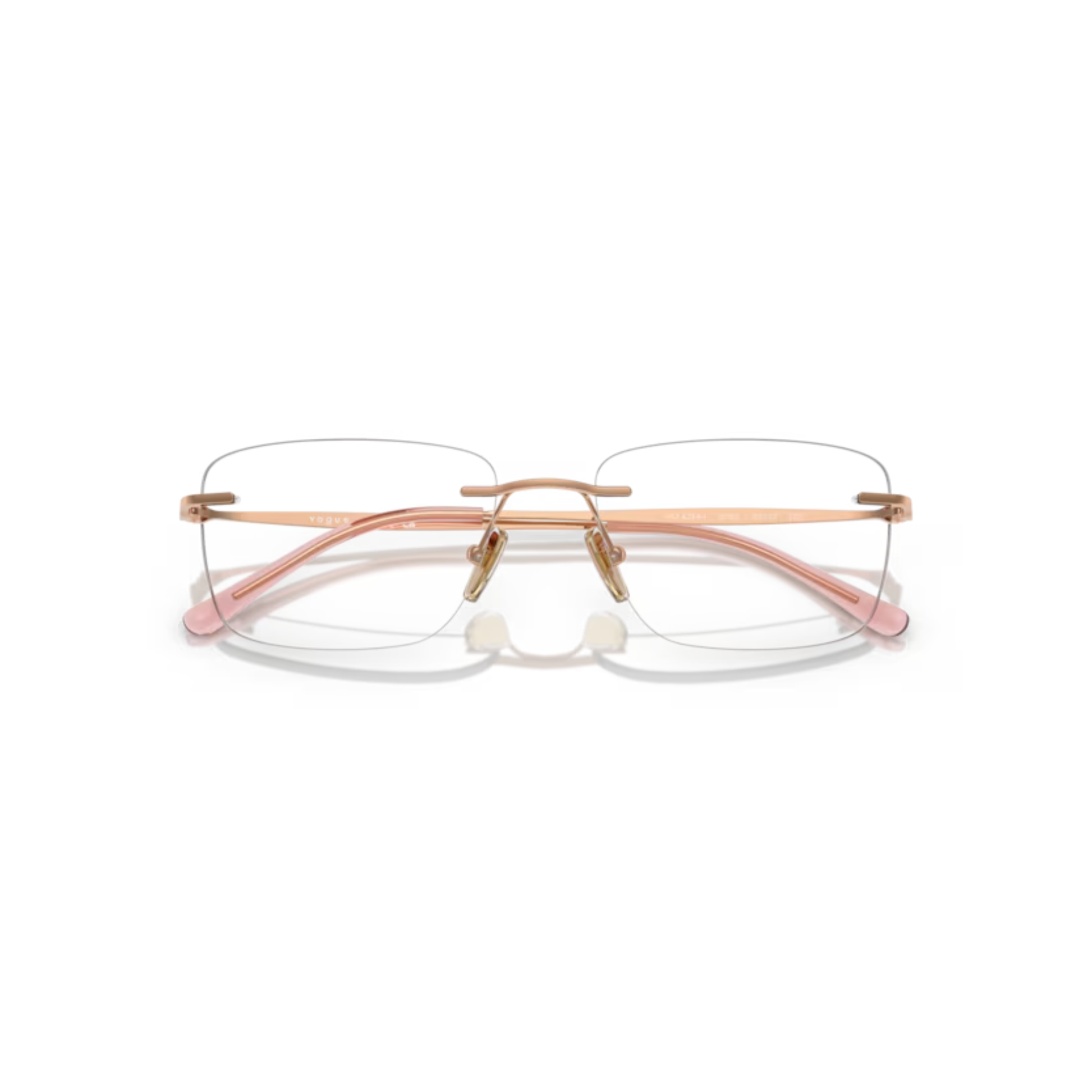 Vogue VO4314I women's metal rimless eyeglass frame with lightweight premium design