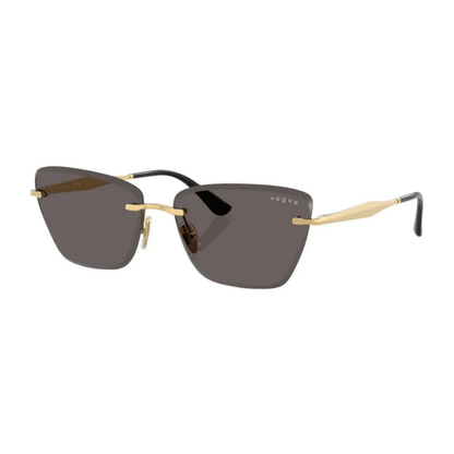 VO4332S rimless cat eye sunglasses angle view