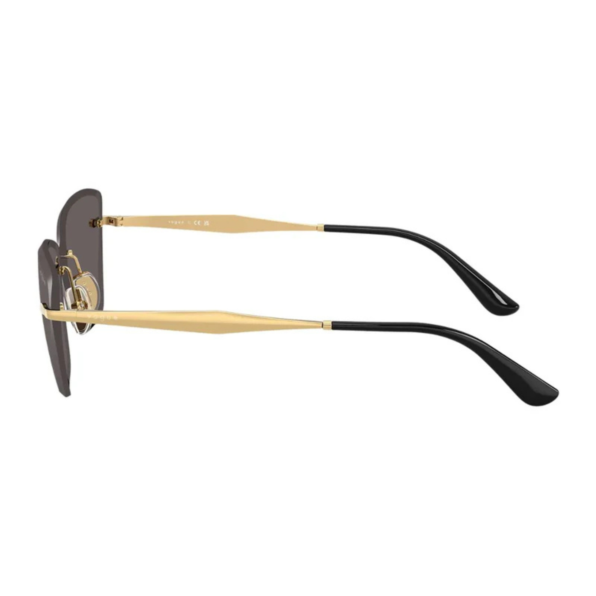 VO4332S rimless cat eye sunglasses side view