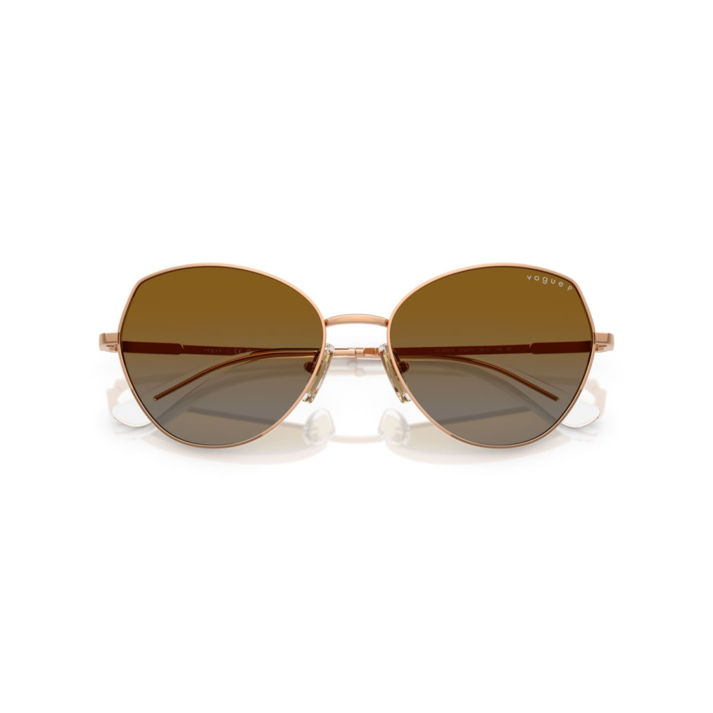 Vogue VO4330S Women's Irregular Polarized Sunglasses - Front View.

