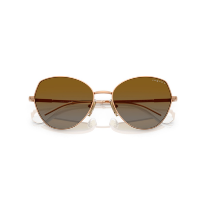 Vogue VO4330S Women's Irregular Polarized Sunglasses - Front View.
