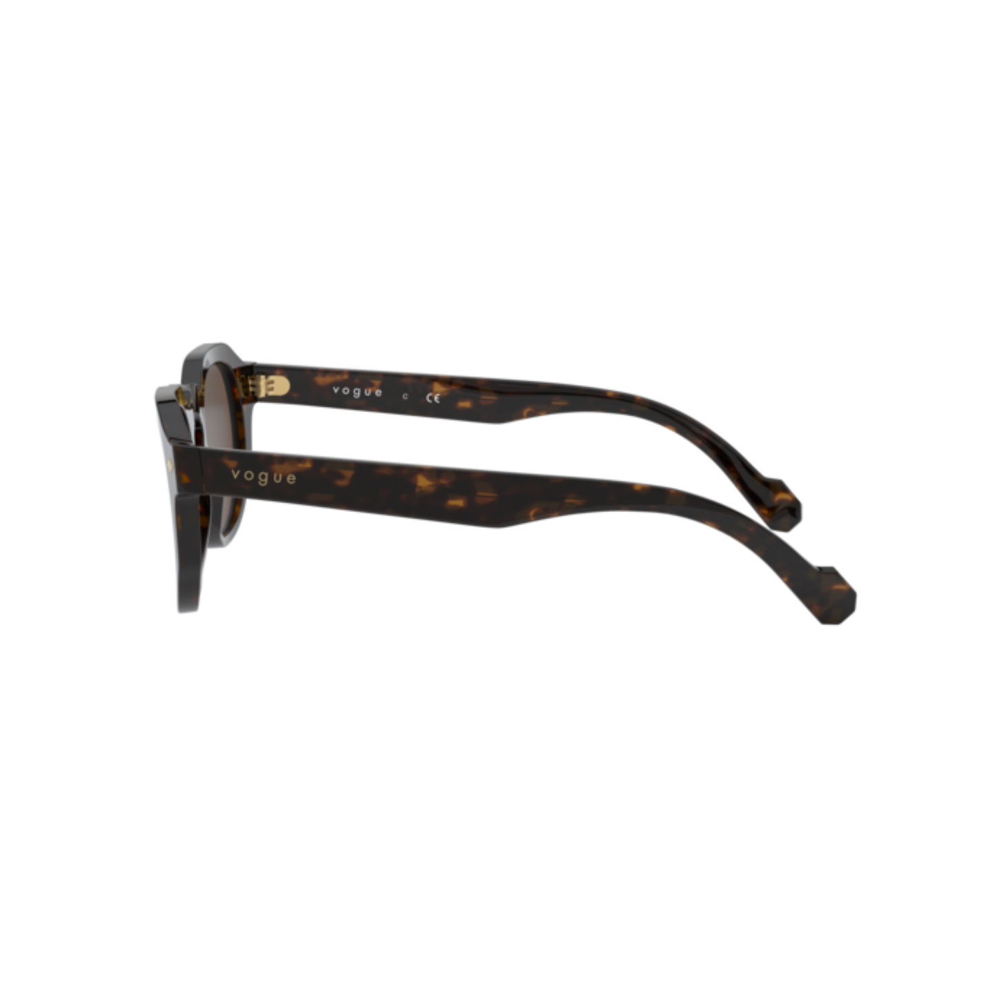 Vogue VO5330S unisex square acetate sunglasses with UV protection and contemporary designer styling. Side View