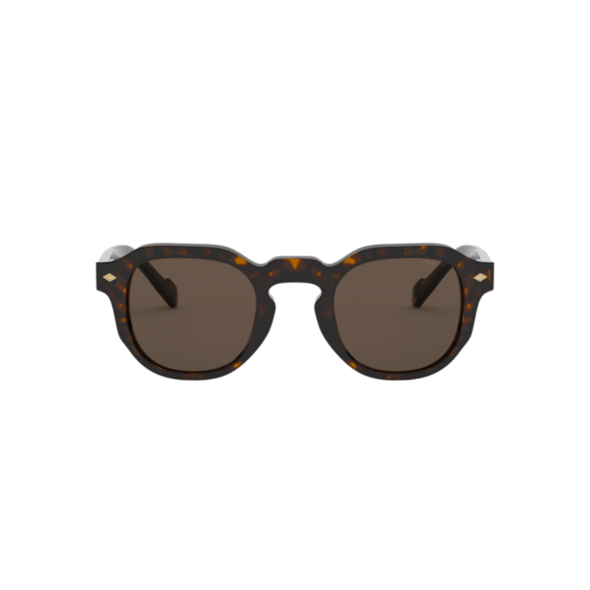 Vogue VO5330S unisex square acetate sunglasses with UV protection and contemporary designer styling. front View