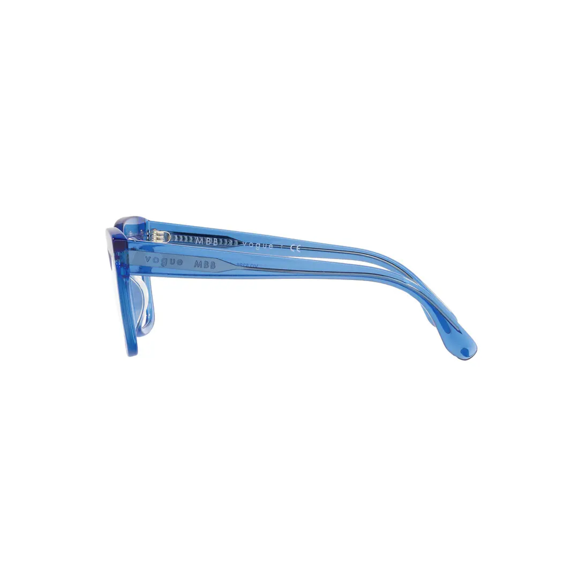 Vogue VO5396S Transparent Blue Optical Frames – Side View