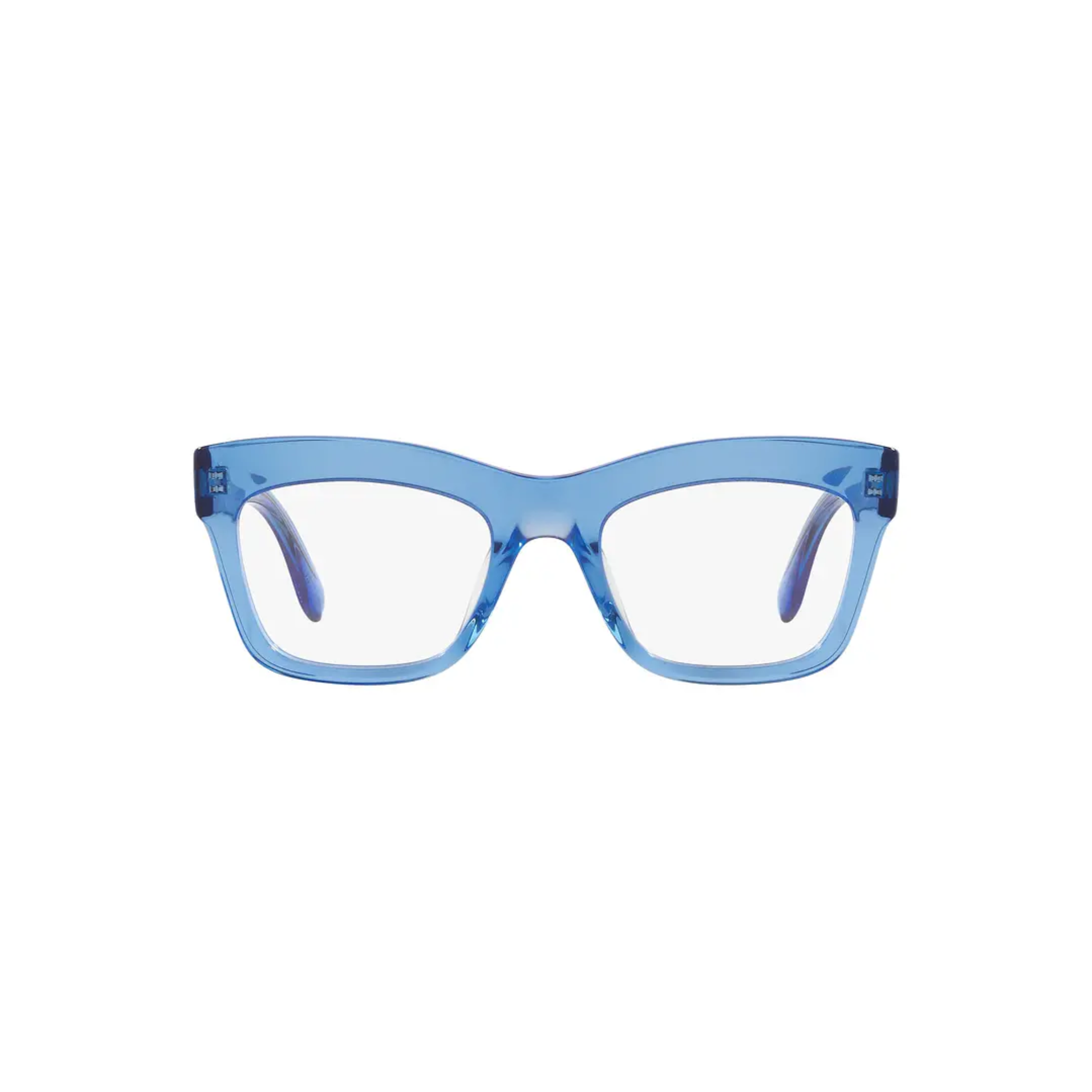 ogue VO5396S Transparent Blue Optical Frames – Front View