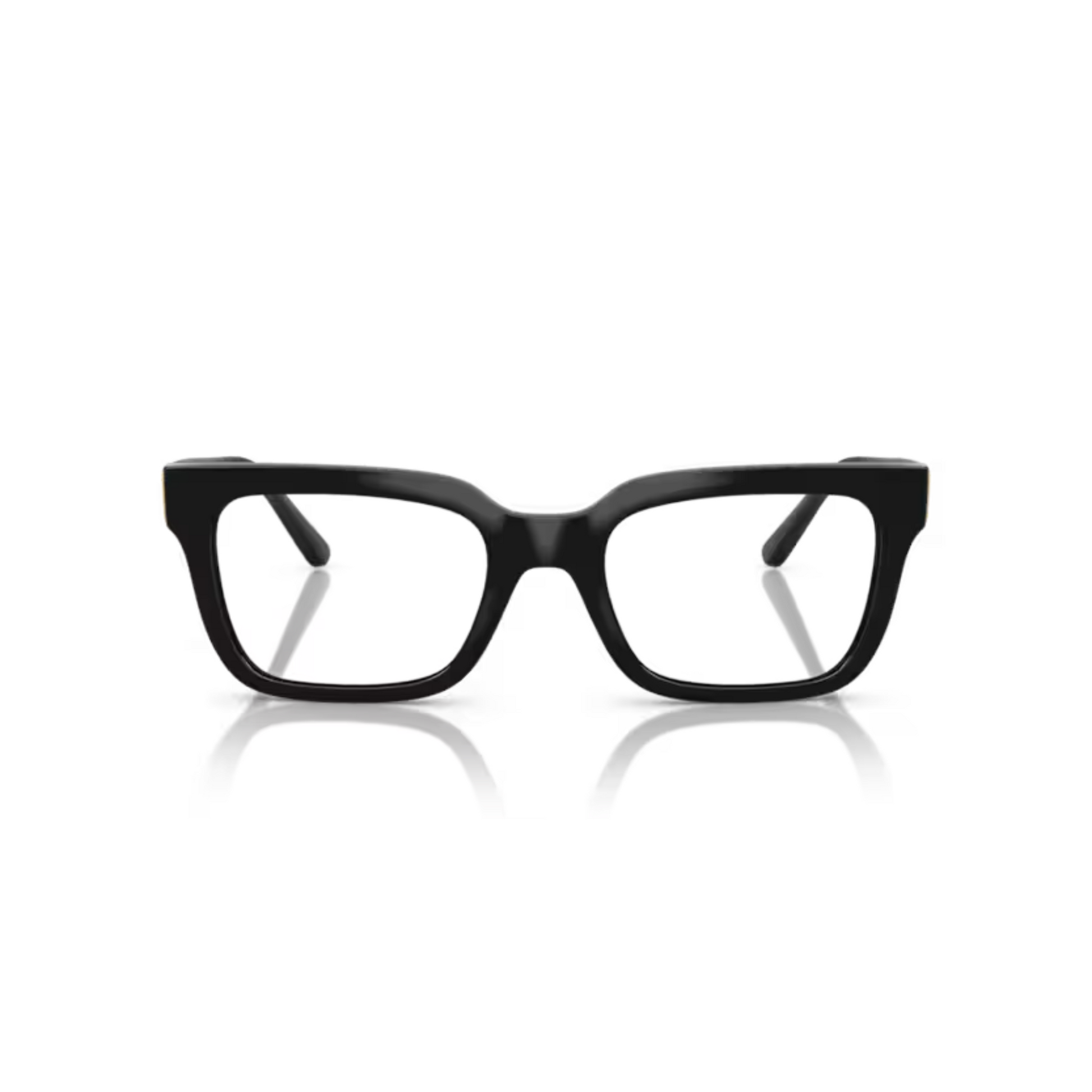 Vogue VO5611B Black/W44 elegant square eyeglasses with lightweight full-rim nylon frame and modern feminine styling.