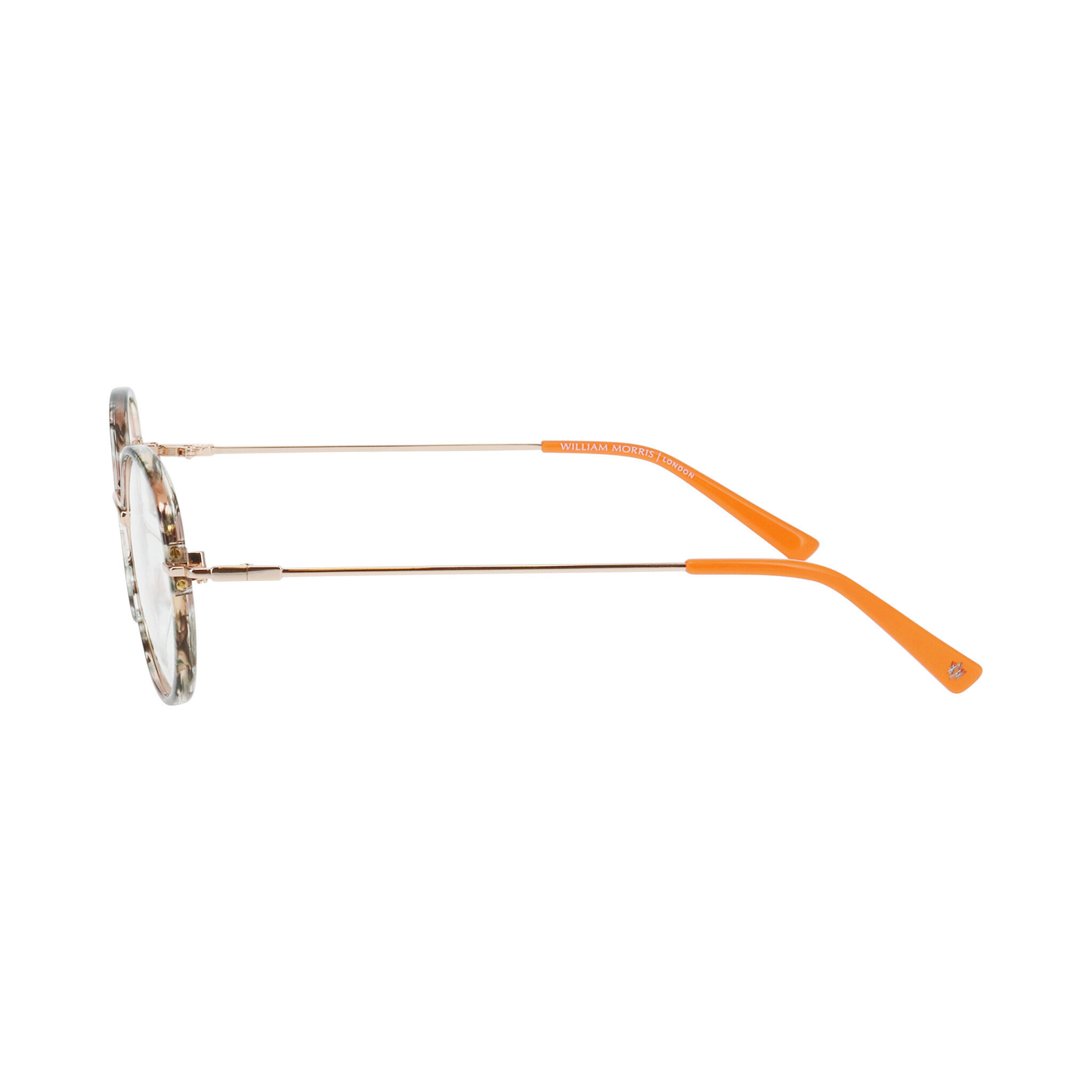 William Morris 50338 women's round metal optical frame with elegant lightweight design.