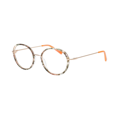 William Morris 50338 women's round metal optical frame with elegant lightweight design.