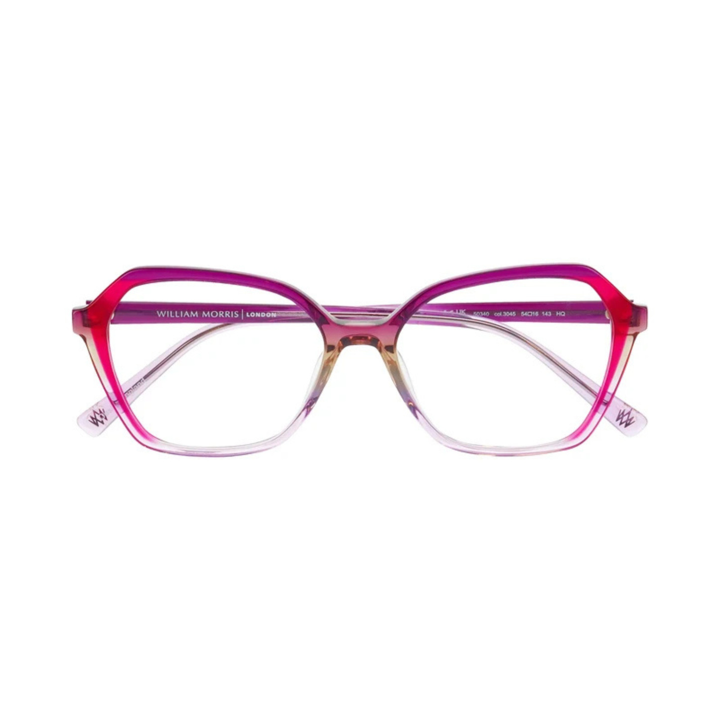 William Morris 50340 women's acetate cat-eye optical frame with elegant full-rim designer styling.