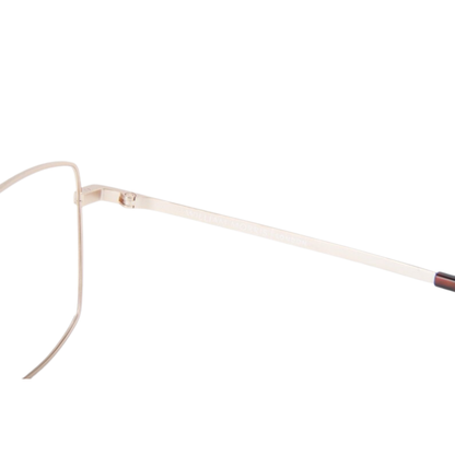 William Morris LN50200 unisex square full-rim metal optical frame with contemporary styling.