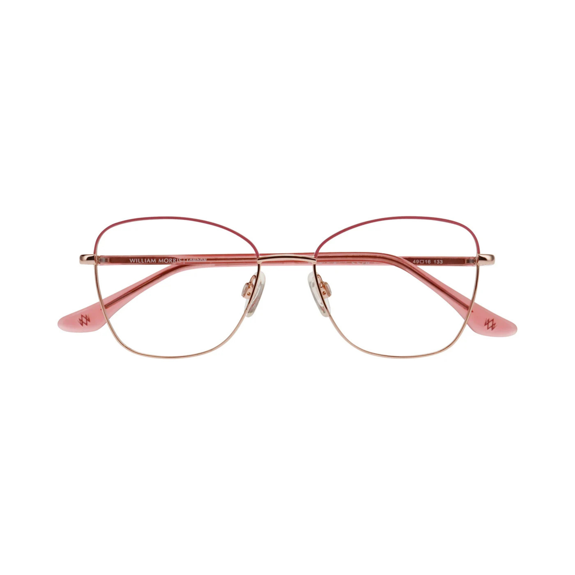 William Morris LN50241 women's metal cat-eye optical frame with elegant designer styling.