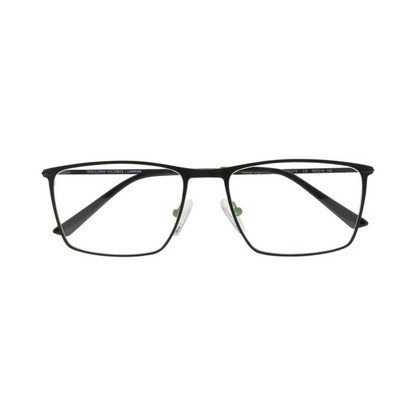 William Morris LN50273 rectangle optical frame with lightweight stainless steel construction and adjustable nose pads.
