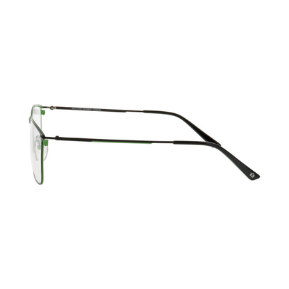 William Morris LN50273 rectangle optical frame with lightweight stainless steel construction and adjustable nose pads.